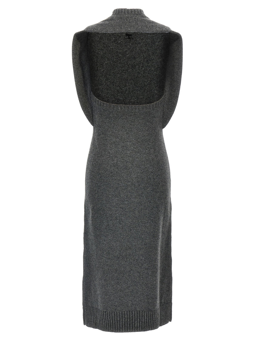 Courreges Over The Shoulder Drapè Dress