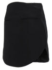 Courreges Circle Satin Skirt