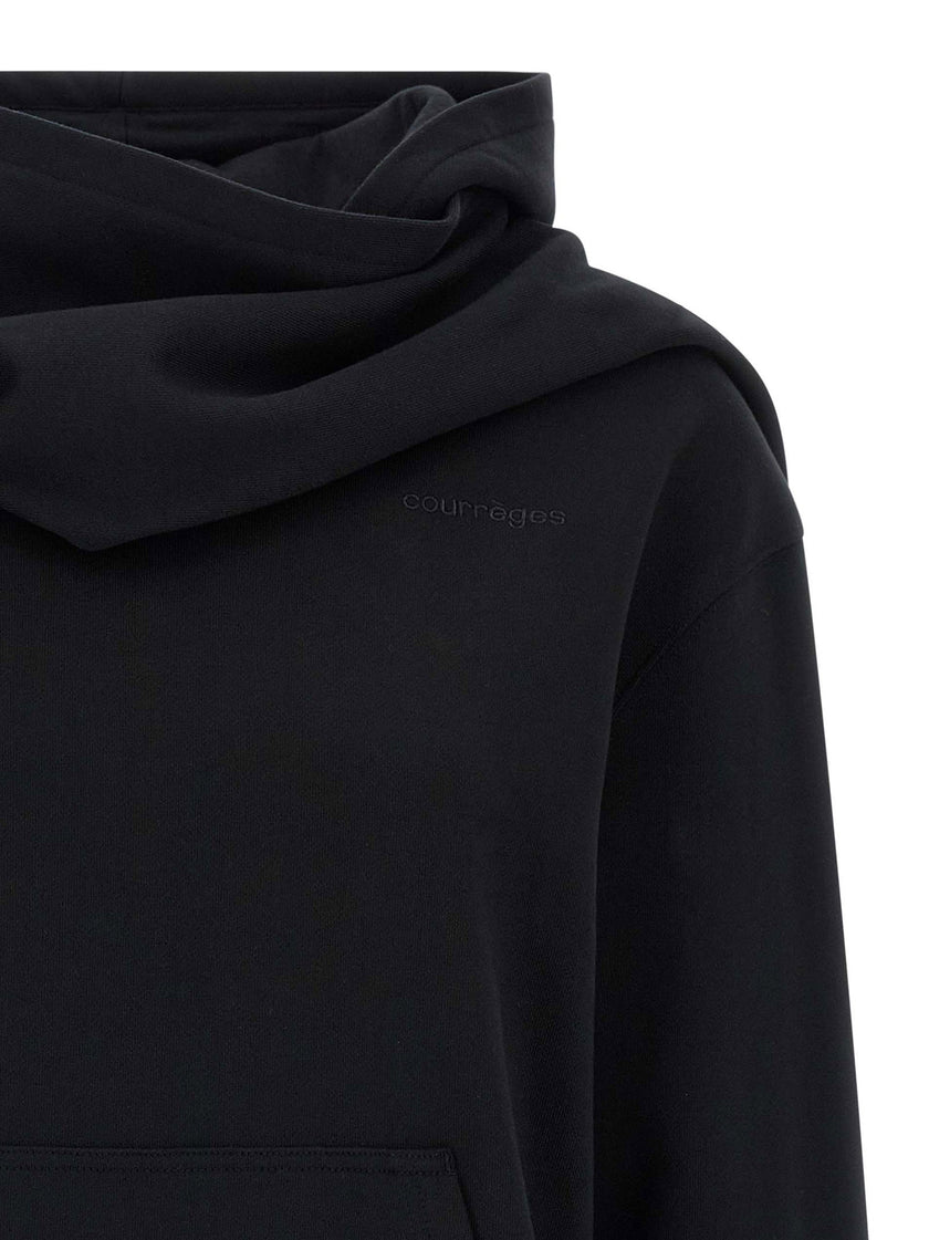 Courreges Hoodie And Scarf