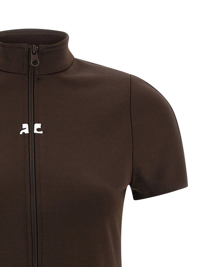 Courreges Interlock Tracksuit Mini Dress
