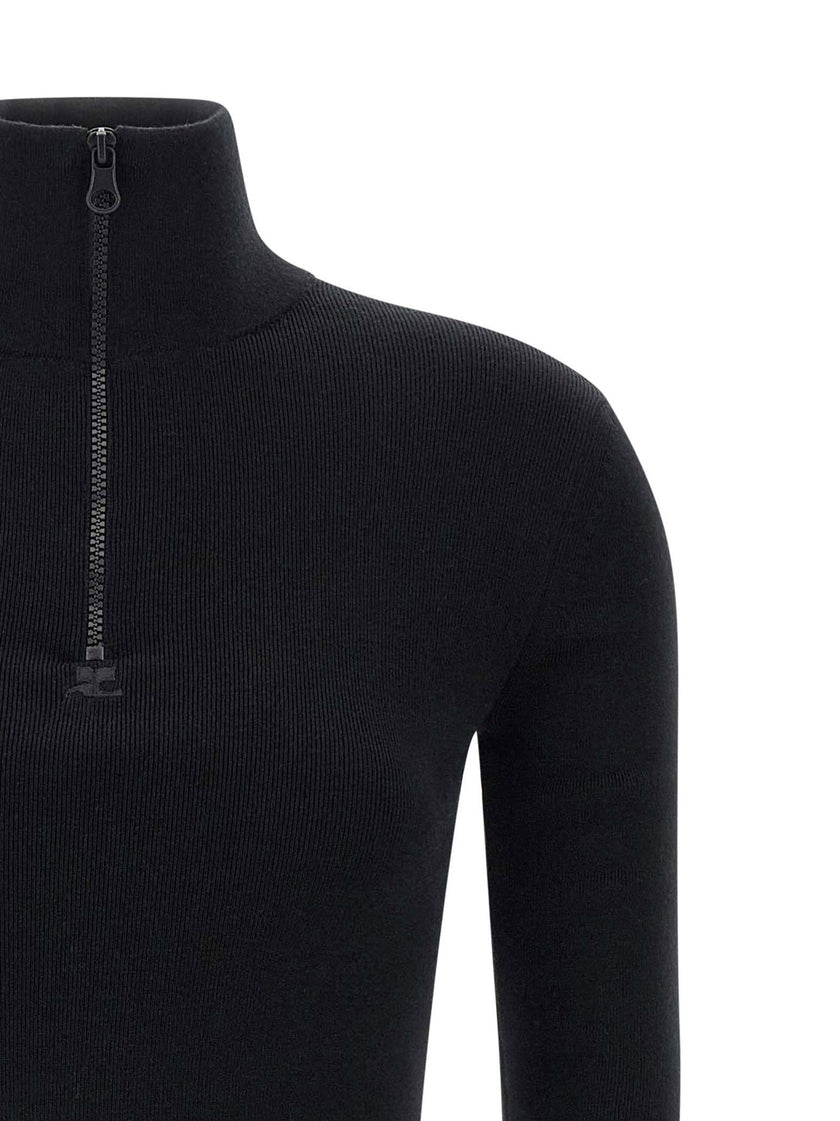 Courreges Wool Knit Dress