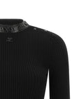 Courreges Vinyl Collar Sweater