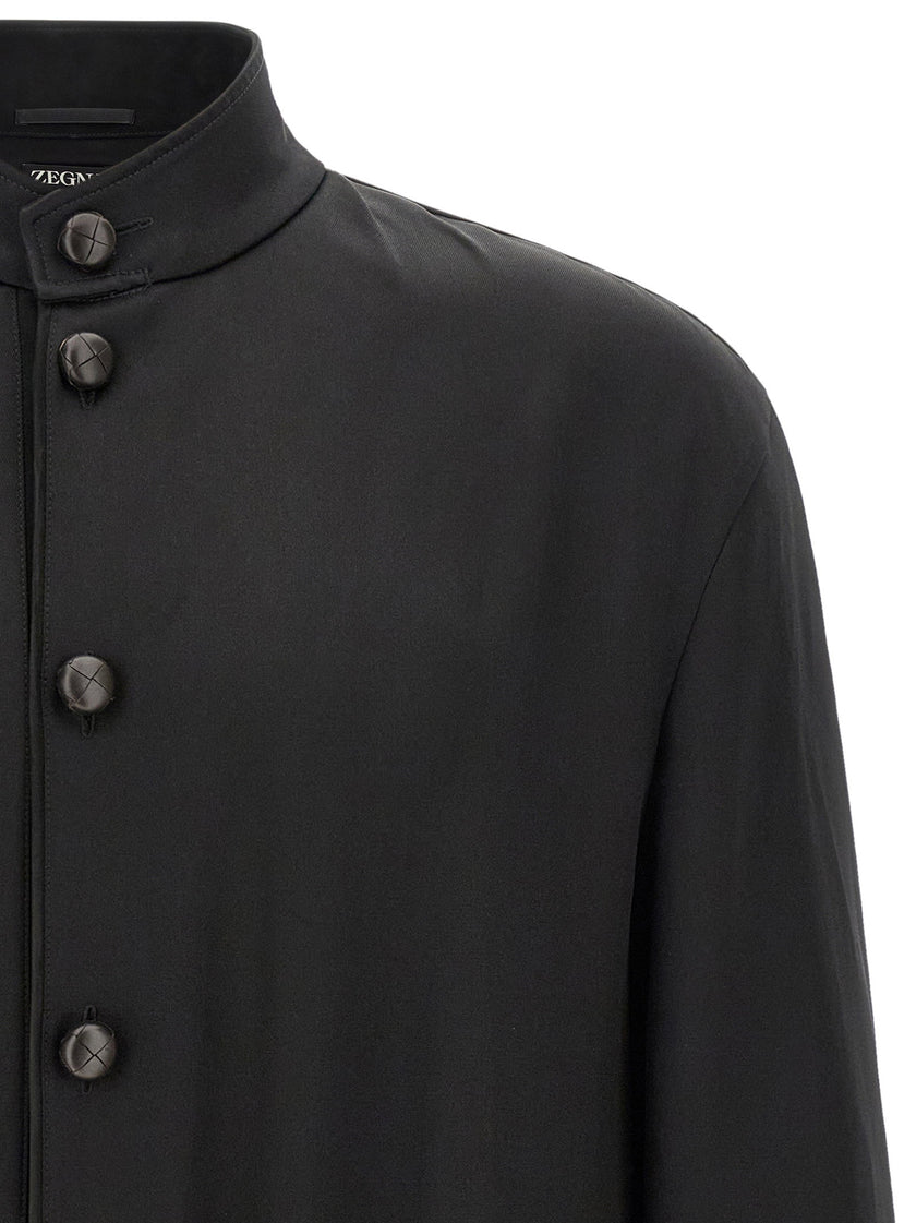Zegna Mulberry Silk Sweatshirt