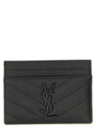 Saint Laurent Logo Matelassé Card Holder