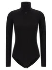 Courreges Jersey Mockneck Bodysuit