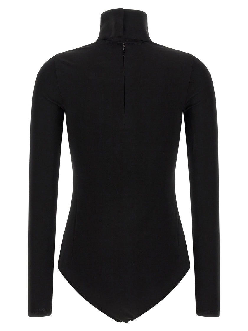 Courreges Jersey Mockneck Bodysuit