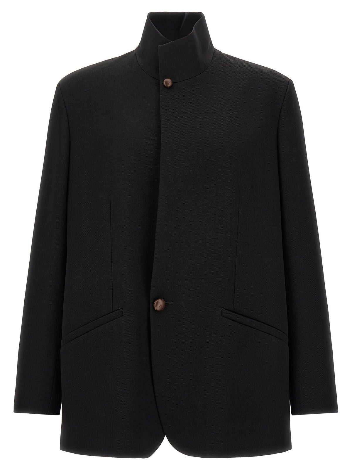 Zegna Wool Blazer With Buttons