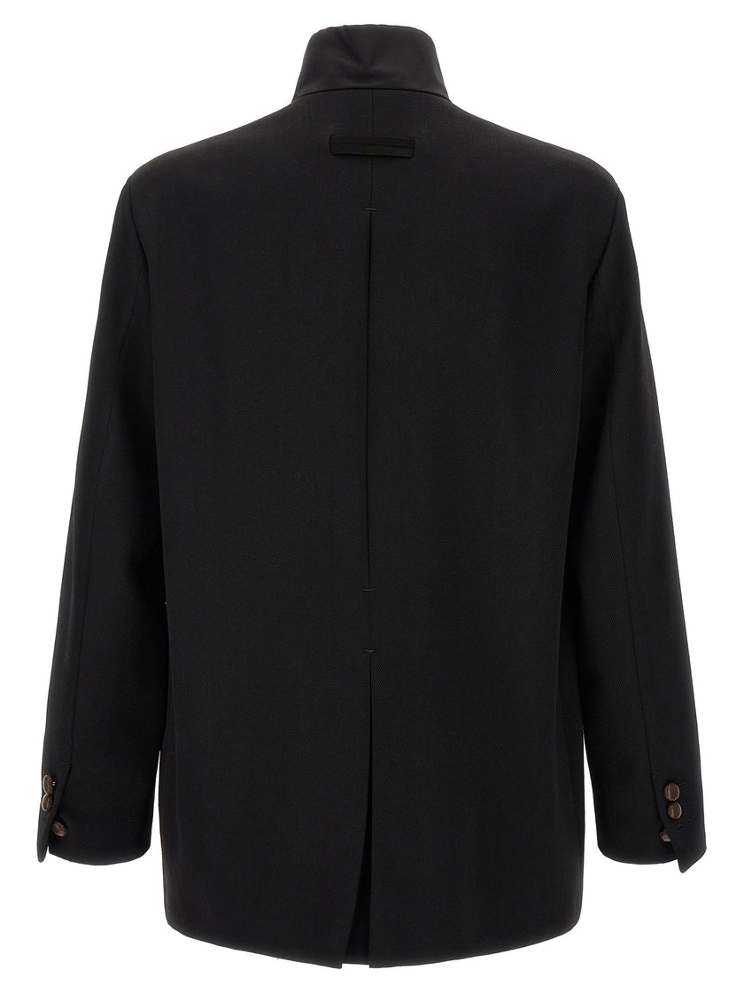 Zegna Wool Blazer With Buttons