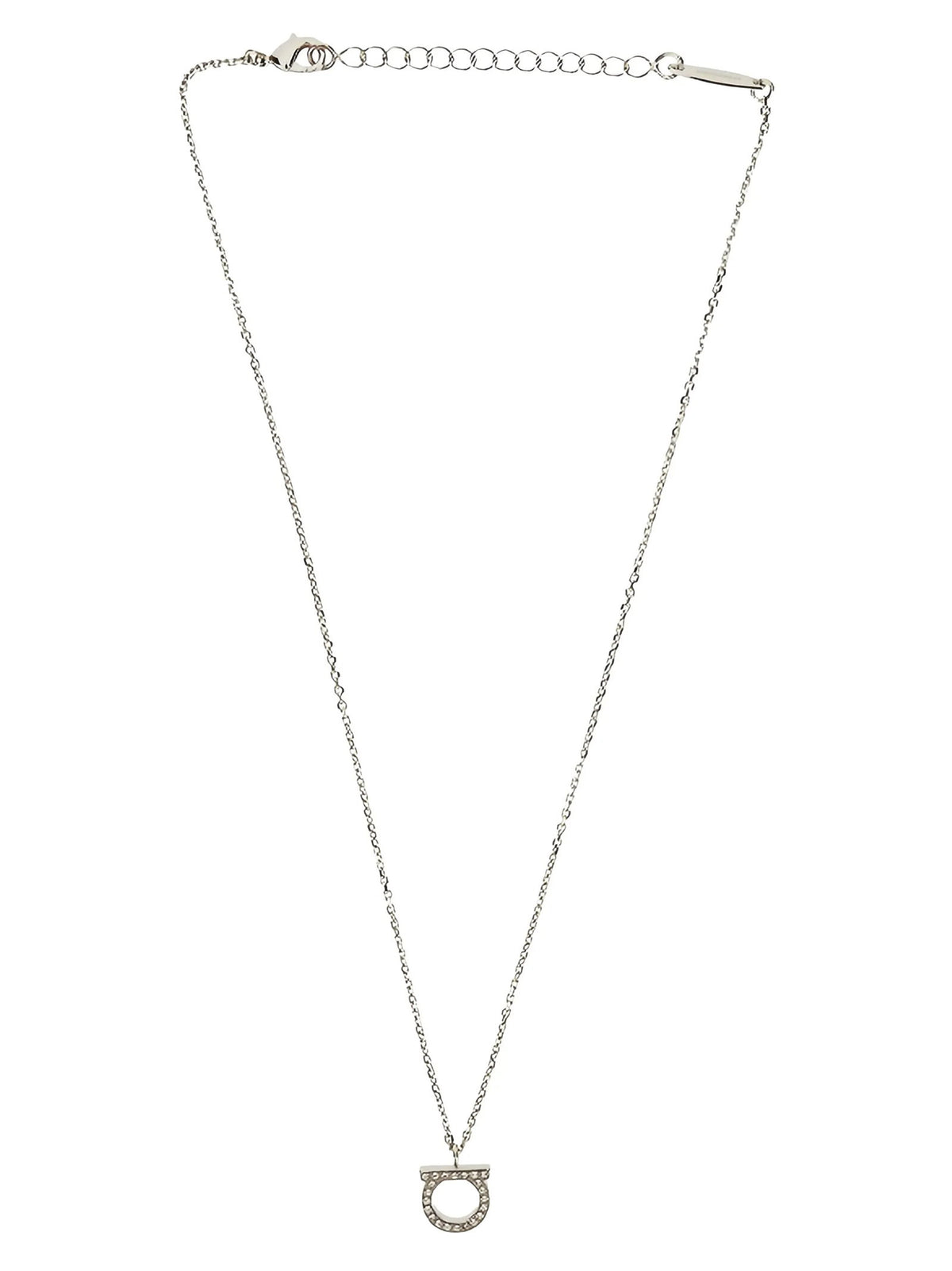 Ferragamo Gancini Strass Necklace