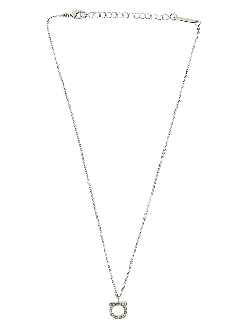 Ferragamo Gancini Strass Necklace