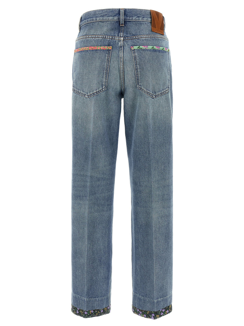 Valentino Garavani Floral Jeans