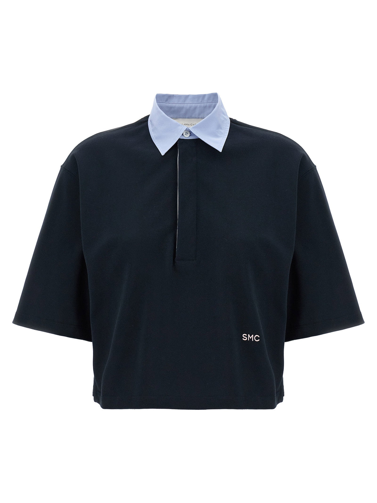 Stella Mccartney Cropped Piquet Polo