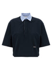 Stella Mccartney Cropped Piquet Polo