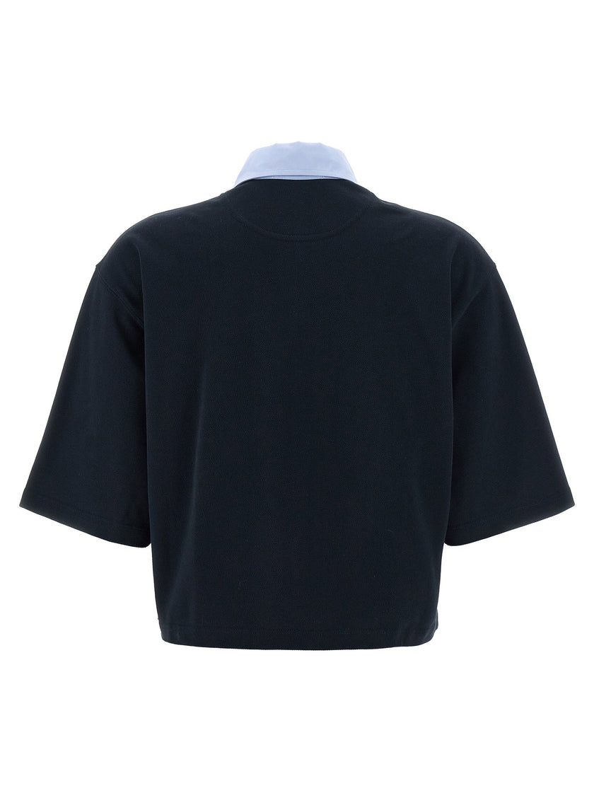 Stella Mccartney Cropped Piquet Polo
