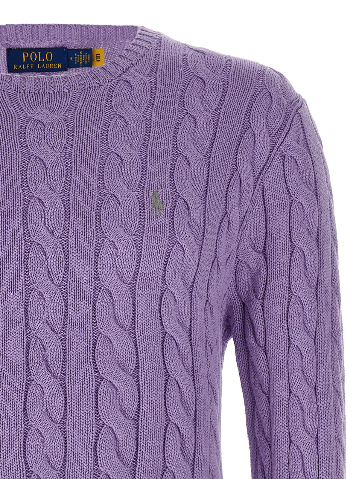Polo Ralph Lauren Cotton Braided Sweater