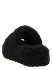 Balenciaga Furry Platform Slides