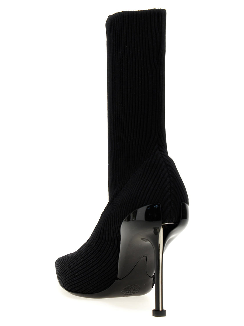 Alexander McQueen Slash Ankle Boots