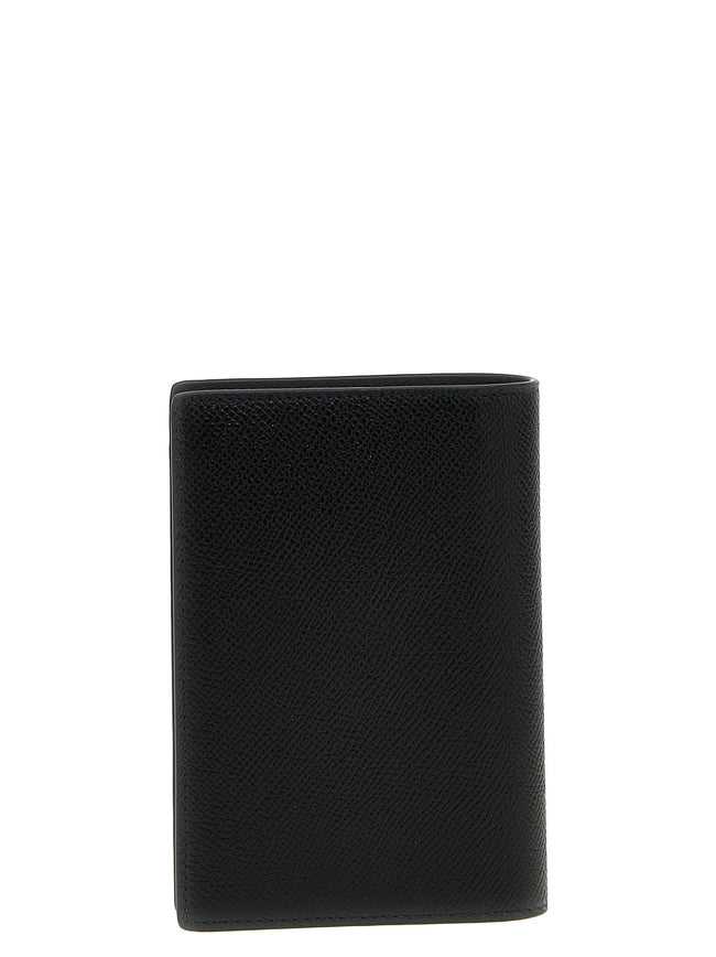 Balenciaga Logo Leather Passport Holder
