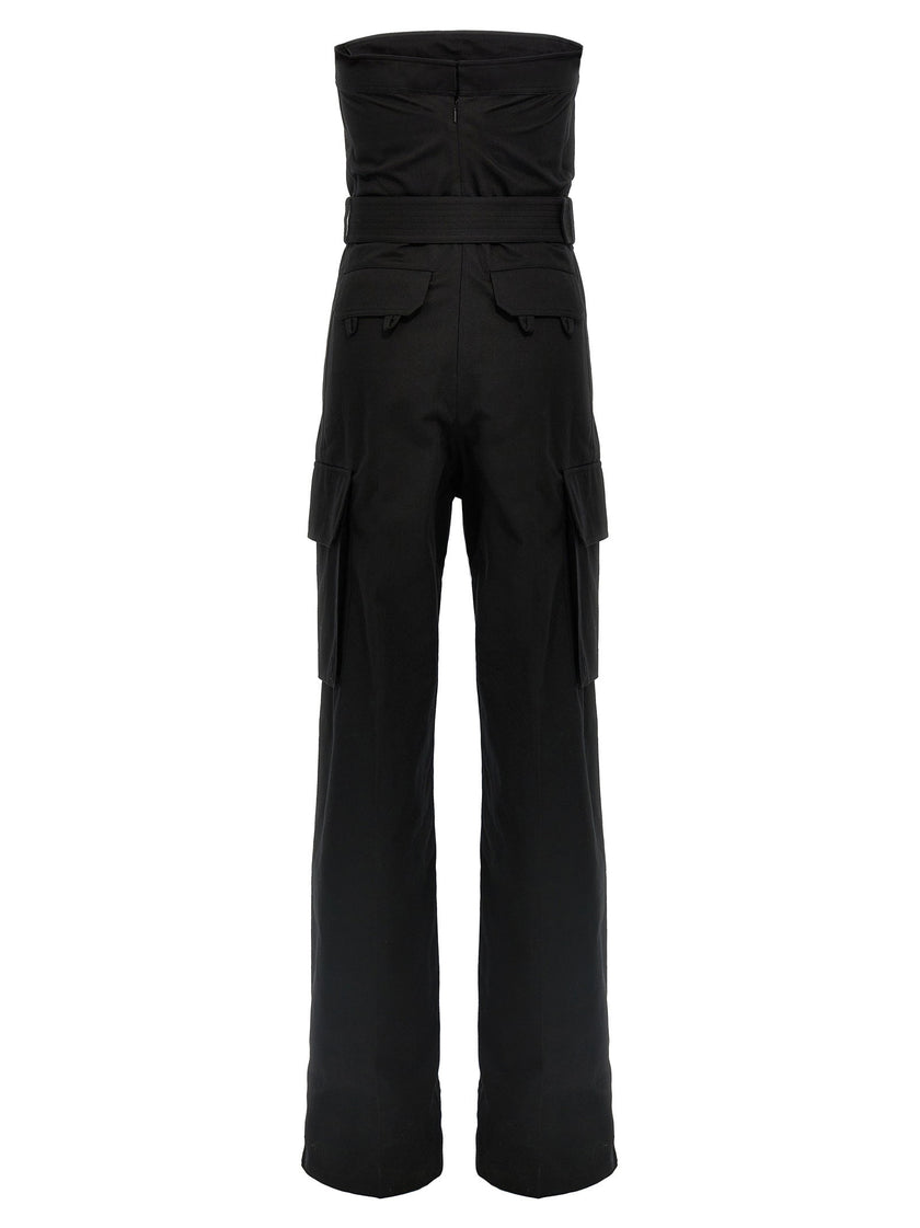 Saint Laurent Cassandre Bustier Jumpsuit