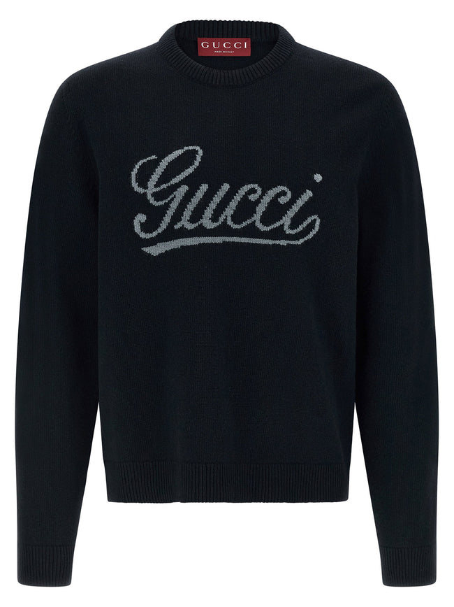 Gucci Logo Intarsia Sweater