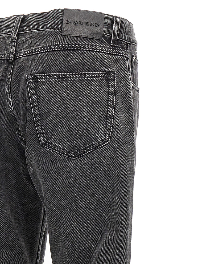 Alexander McQueen Metal Plate Jeans