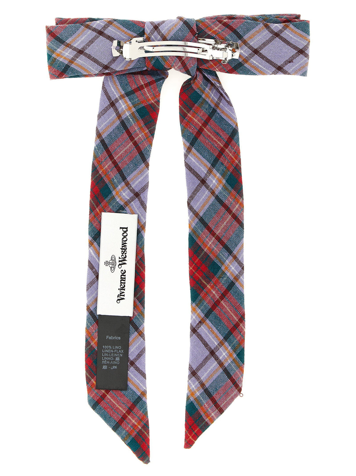 Vivienne Westwood Rtw Tartan Hair Clip
