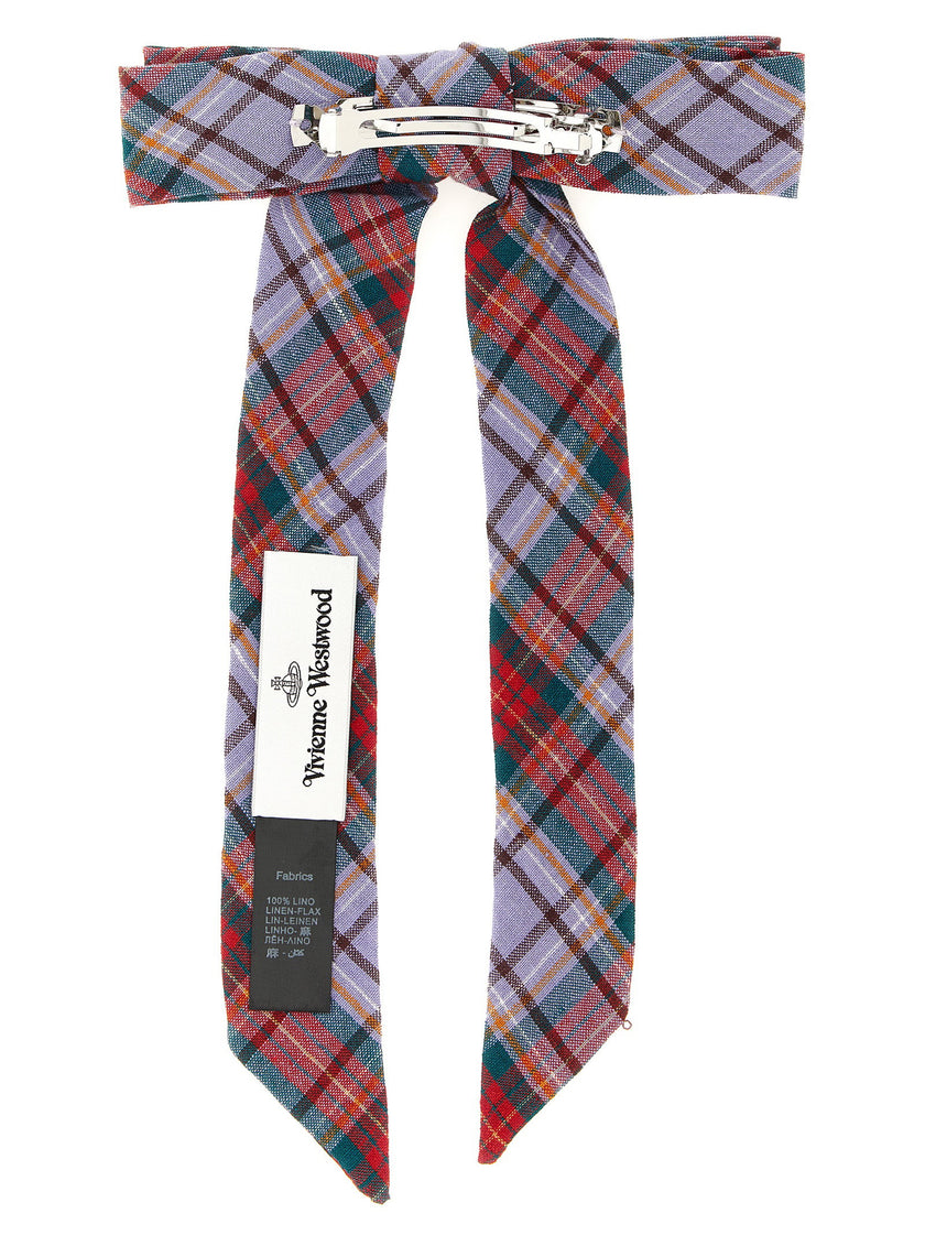 Vivienne Westwood Rtw Tartan Hair Clip