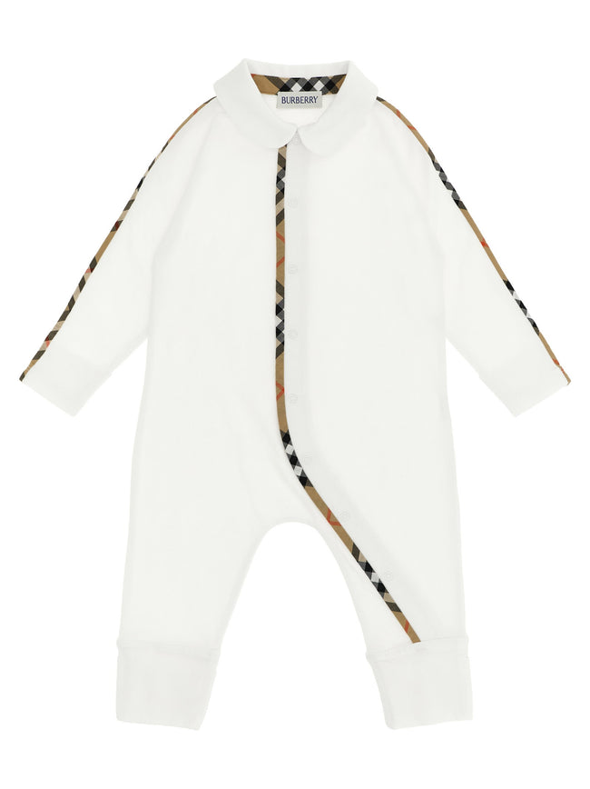 Burberry Baby Set Hamilton Jumpsuit + Cap + Bib