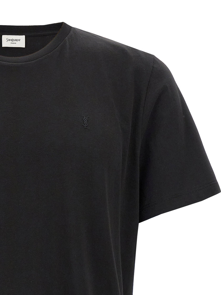 Saint Laurent Cassandre Embroidery T-shirt