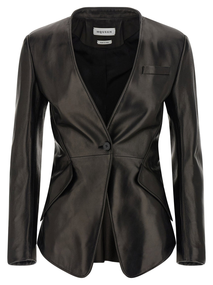 Alexander McQueen Nappa Blazer