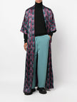 Ozwald Boateng Printed silk kimono dress