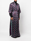 Ozwald Boateng Printed silk kimono dress