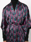 Ozwald Boateng Printed silk kimono dress