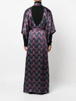 Ozwald Boateng Printed silk kimono dress