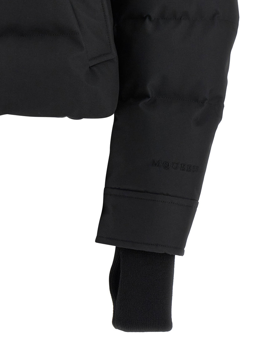 Alexander McQueen Cropped Down Jacket