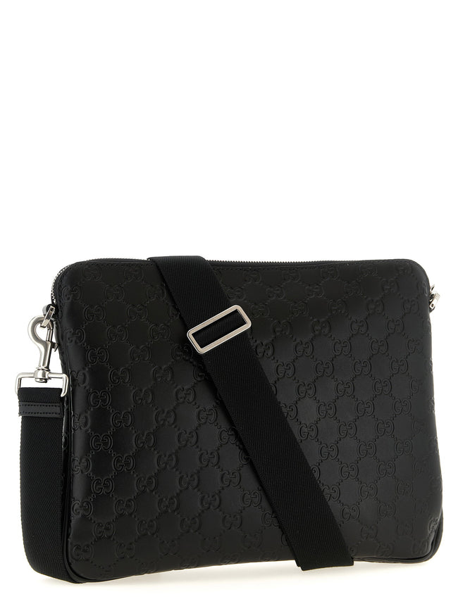 Gucci Gg Emblem Medium Shoulder Bag