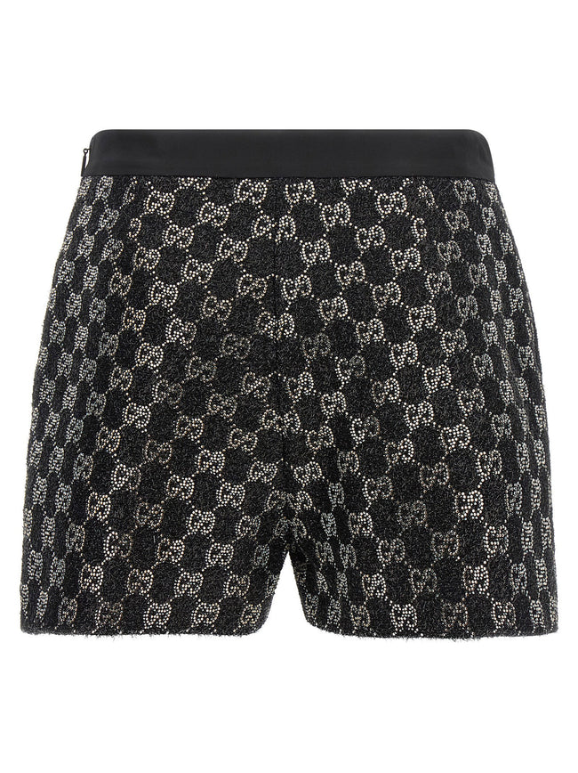 Gucci Gg Lamé Tweed Shorts