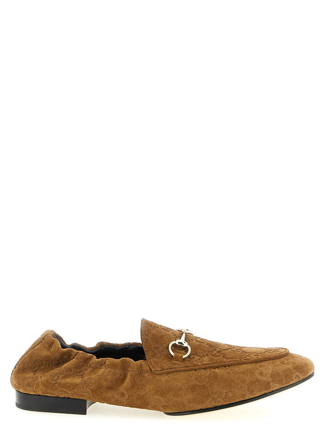Gucci Gg Suede Loafers