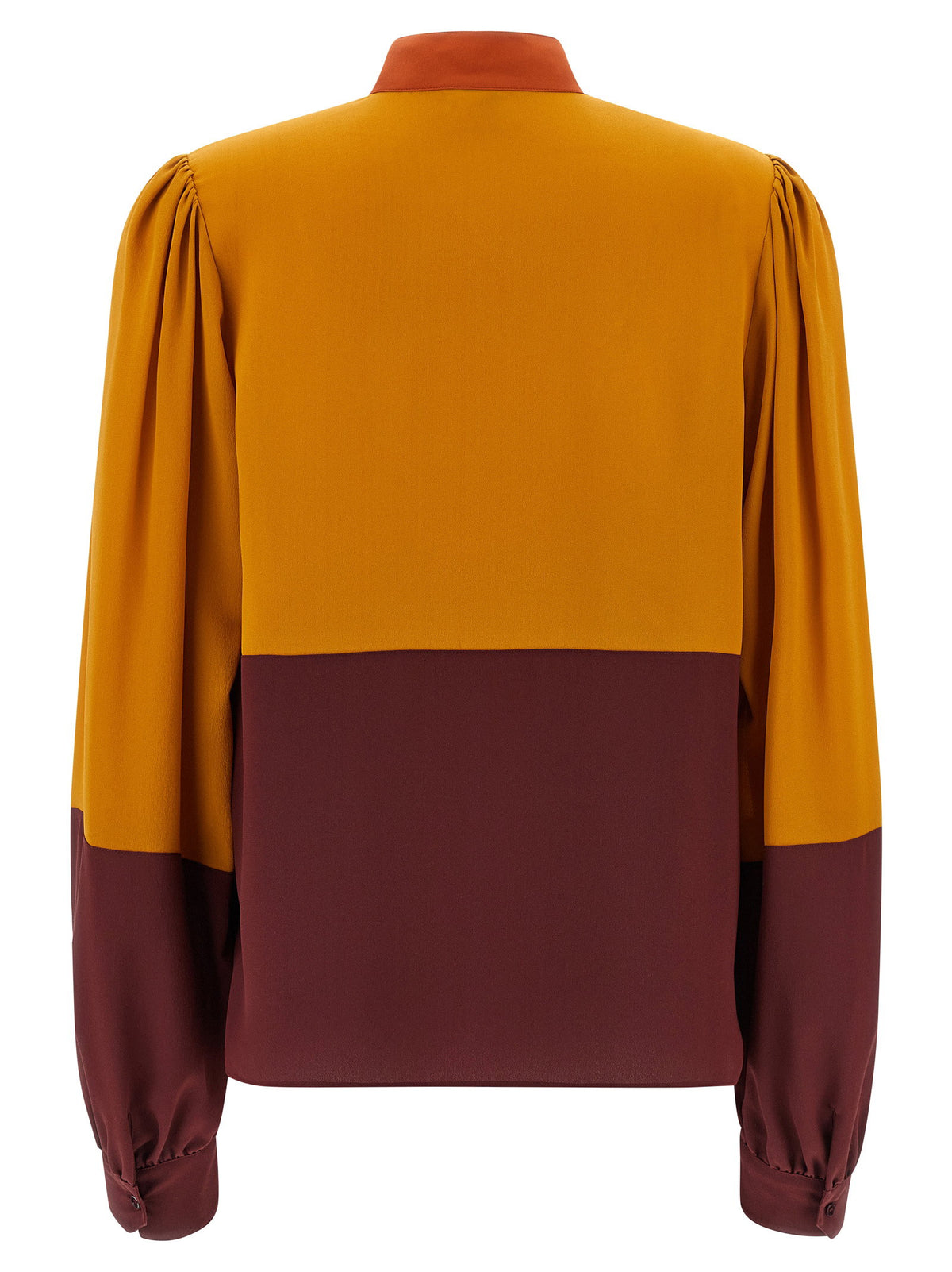 Saint Laurent Color-block Blouse