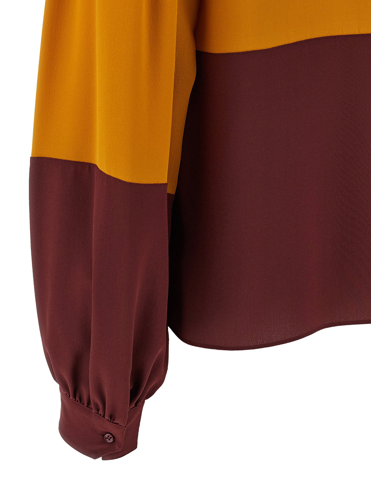 Saint Laurent Color-block Blouse