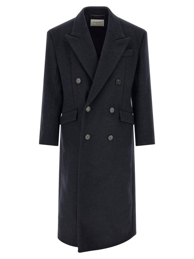 Saint Laurent Double-breasted Coat