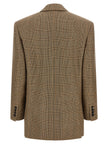 Saint Laurent Prince Of Wales Houndstooth Blazer