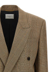 Saint Laurent Prince Of Wales Houndstooth Blazer
