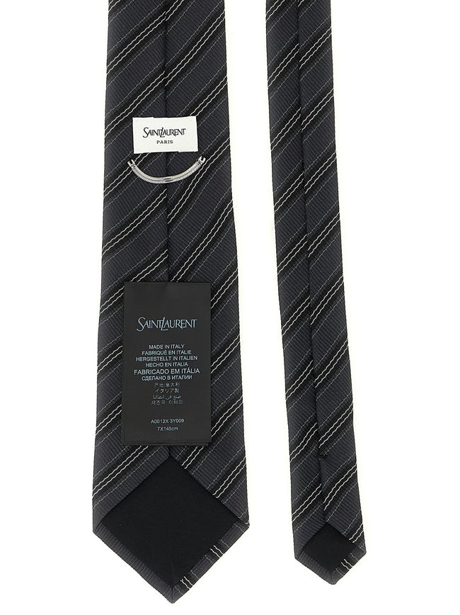 Saint Laurent Striped Tie