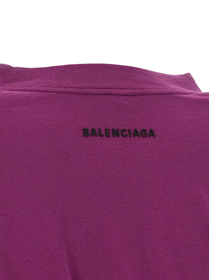 Balenciaga Pleated Pattern T-shirt