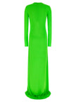 Tom Ford Long Sleeve Slash Front Evening Dress