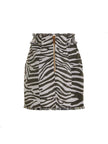 Balmain Lurex Zebra Skirt