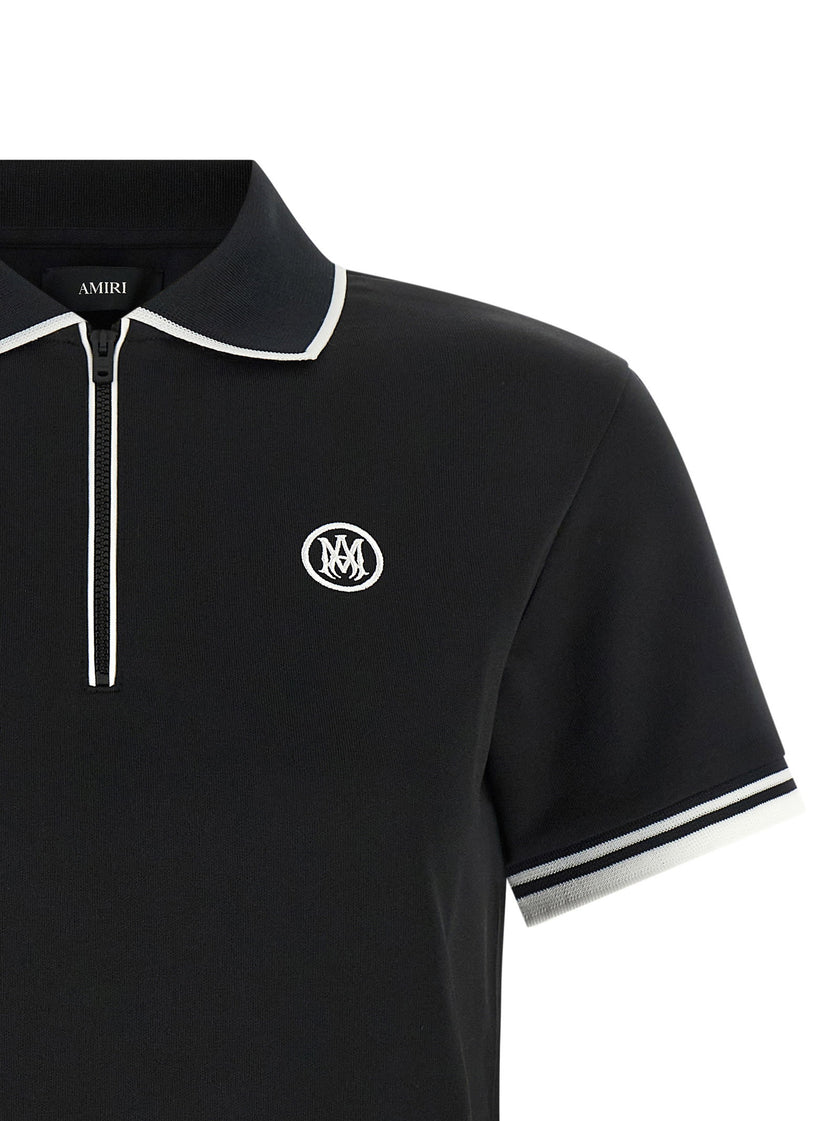 Amiri Zipped Polo Shirt