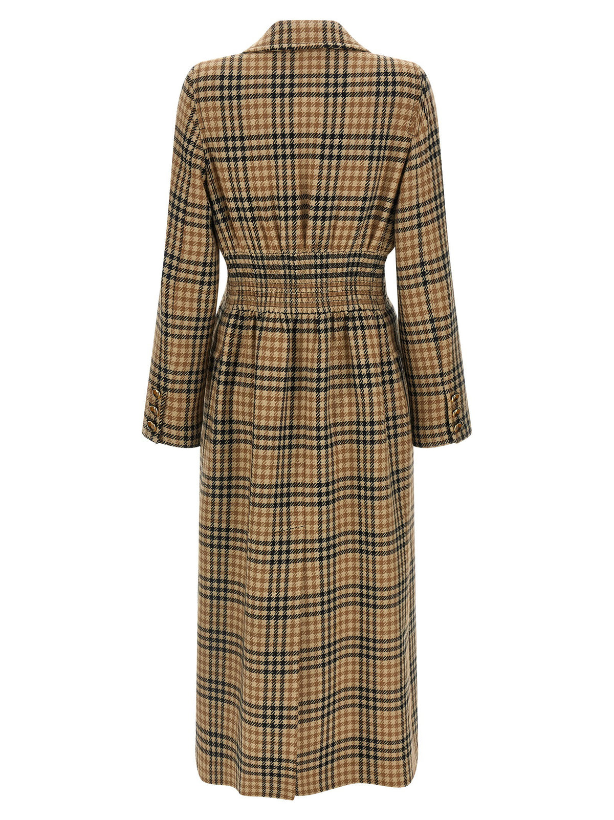 Valentino Garavani Houndstooth Wool Coat