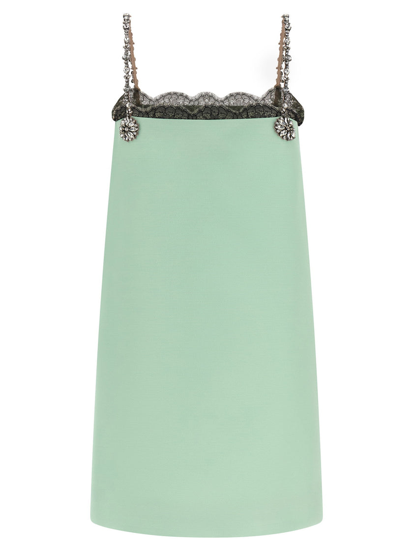 Valentino Garavani Crystal Embroidery Dress